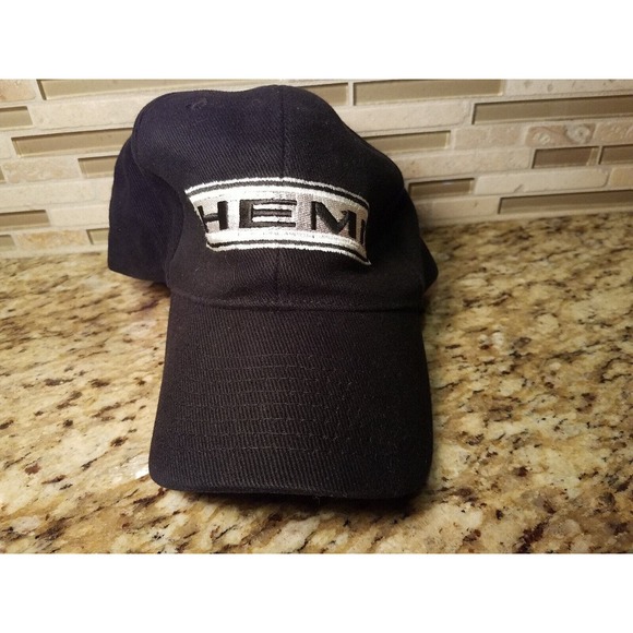 HEMI Hat Cap adjustable one size fits all Curved in Black hot rods - Picture 10 of 10